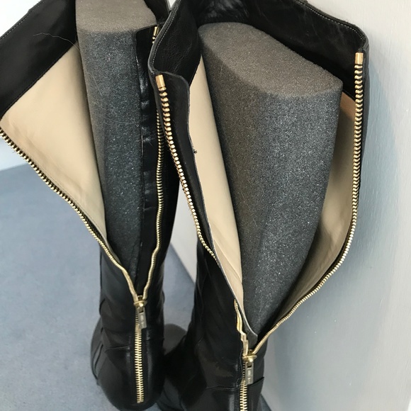 Jimmy Choo Knee High Leather Boots - Picture 5 of 8